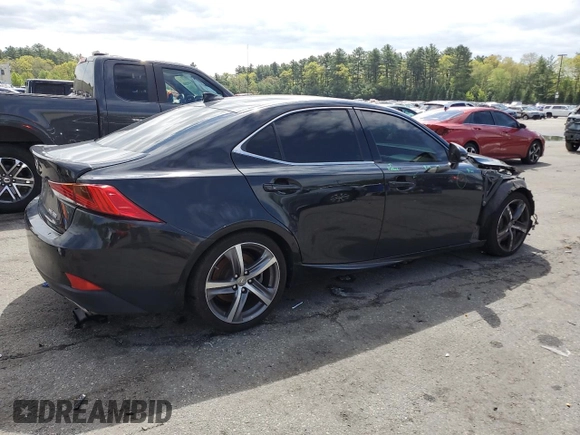 2017 Lexus IS 300 with VIN JTHCM1D27H5017619, listed as a Copart auction lot 55659015 with 90,150 mi miles and Salvage title. Bid and sale history available at DreamBid. Image 3.