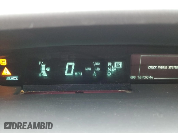 2010 Toyota Prius II z VIN JTDKN3DU5A0181803, wystawiony jako Copart lot #60538755 z przebiegiem 184 304 mil mil oraz Czysty tytuł • Clean title. Historia ofert i sprzedaży dostępna na DreamBid. Obrazek 9.