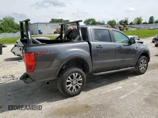 2019 Ford Ranger XL with VIN 1FTER4FHXKLA71059, listed as a Copart auction lot 57252615 with 109,351 mi miles and Salvage title. Bid and sale history available at DreamBid. Image 3.