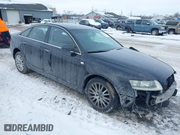 2006 Audi A6 with VIN WAUDG74F36N057404, listed as a IAAI auction lot 41611377 with 207,481 mi miles. Bid and sale history available at carsss.com. Image 1.