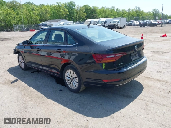 2019 Volkswagen Jetta S with VIN 3VWC57BU2KM163253, listed as a IAAI auction lot 42169215 with 91,978 mi miles and . Bid and sale history available at DreamBid. Image 3.