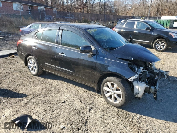 2014 Nissan Versa SV with VIN 3N1CN7AP1EL868279, listed as a Copart auction lot 87431124 with 90,979 mi miles and Salvage Title. Bid and sale history available at carsss.com. Image 4.