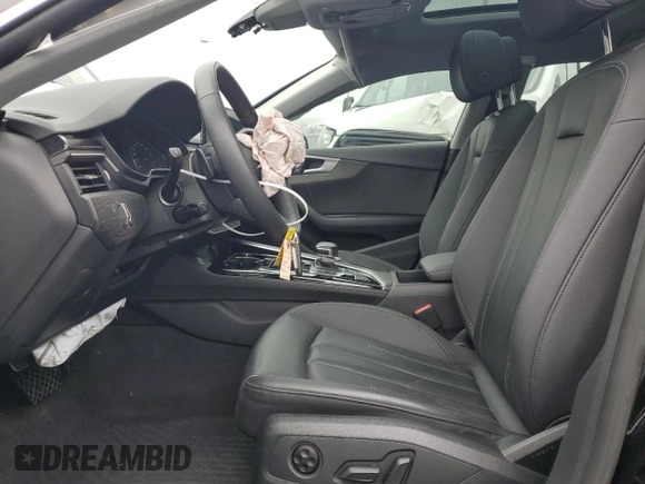 2021 Audi A5 Sportback Premium with VIN WAUABCF51MA062975, listed as a Copart auction lot 45342854 with 43,582 mi miles and . Bid and sale history available at DreamBid. Image 7.