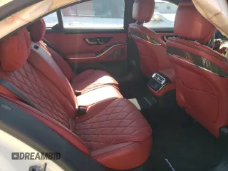 2022 Mercedes-Benz S 580 with VIN W1K6G7GB2NA123344, listed as a Copart auction lot 66086132 with Not Provided miles and . Bid and sale history available at DreamBid. Image 6.