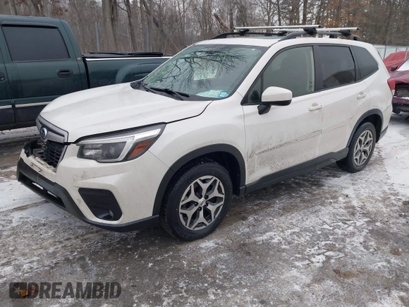 2021 Subaru Forester Premium with VIN JF2SKAFCXMH564760, listed as a IAAI auction lot 41452629 with 43,254 mi miles and . Bid and sale history available at DreamBid. Image 17.