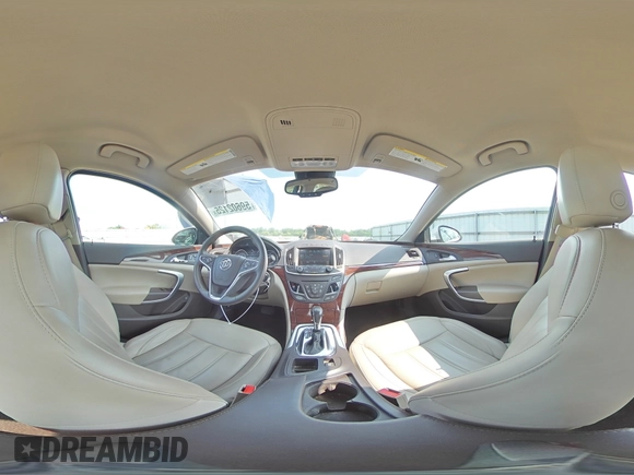 2014 Buick Regal with VIN 2G4GK5EX8E9182311, listed as a Copart auction lot 59602125 with 98,860 mi miles and Salvage title. Bid and sale history available at DreamBid. Image 14.