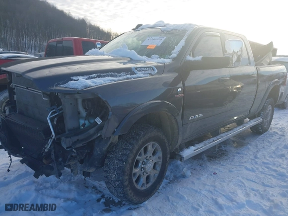 2022 Ram 2500 Laramie with VIN 3C6UR5FL9NG309997, listed as a IAAI auction lot 41346224 with 59,338 mi miles. Bid and sale history available at carsss.com. Image 20.