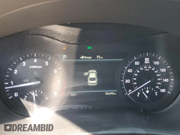 2018 Genesis G80 3.3T Sport with VIN KMHGN4JB0JU233583, listed as a Copart auction lot 73853964 with 55,690 mi miles and Salvage Title. Bid and sale history available at carsss.com. Image 9.