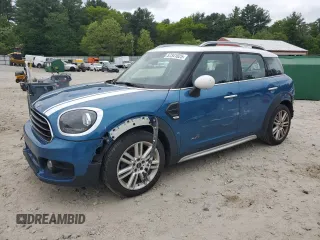 2019 MINI Countryman Cooper with VIN WMZYV5C59K3F57762, listed as a Copart auction lot 57341025 with 34,033 mi miles and Salvage title. Bid and sale history available at DreamBid. Image 1.