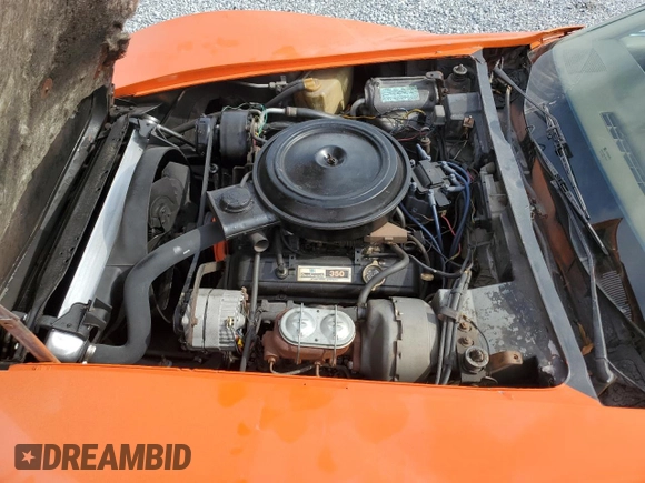1976 Chevrolet Corvette with VIN 1Z37L6S442300, listed as a Copart auction lot 43044735 with 90,217 mi miles and Salvage title. Bid and sale history available at DreamBid. Image 11.
