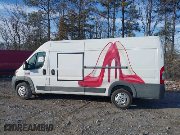 2018 Ram ProMaster Cargo with VIN 3C6URVJG3JE150894, listed as a IAAI auction lot 41256857 with 82,012 mi miles. Bid and sale history available at carsss.com. Image 14.