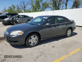2013 Chevrolet Impala LT with VIN 2G1WB5E36D1174386, listed as a Copart auction lot 52981755 with 76,455 mi miles and Salvage Title. Bid and sale history available at DreamBid. Image 1.