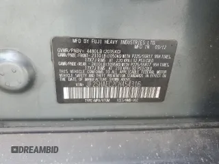 2012 Subaru Forester X Limited with VIN JF2SHAEC2CH454316, listed as a Copart auction lot 59786095 with 158,795 mi miles and Salvage title. Bid and sale history available at DreamBid. Image 12.