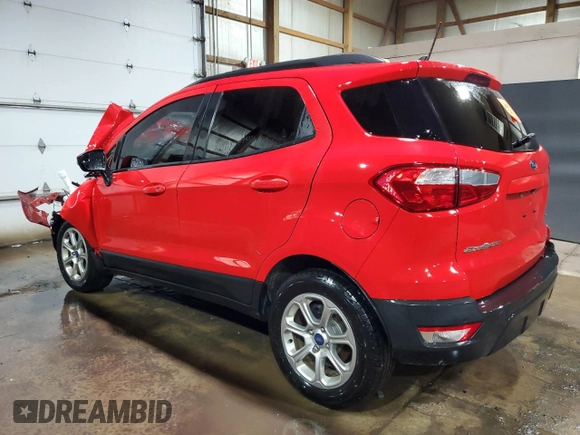 2020 Ford EcoSport SE z VIN MAJ3S2GE6LC320808, wystawiony jako Copart lot #84242084 z przebiegiem Nie podano mil oraz Tytuł czysty. Historia ofert i sprzedaży dostępna na DreamBid. Obrazek 2.