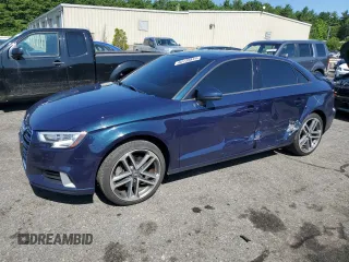 2017 Audi A3 Sedan Premium with VIN WAUB8GFF3H1071637, listed as a Copart auction lot 60735844 with 116,125 mi miles and Salvage Title. Bid and sale history available at carsss.com. Image 1.