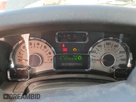 2007 Ford Expedition Max Eddie Bauer with VIN 1FMFK18597LA31536, listed as a Copart auction lot 47190295 with 127,792 mi miles and Salvage Title. Bid and sale history available at DreamBid. Image 9.
