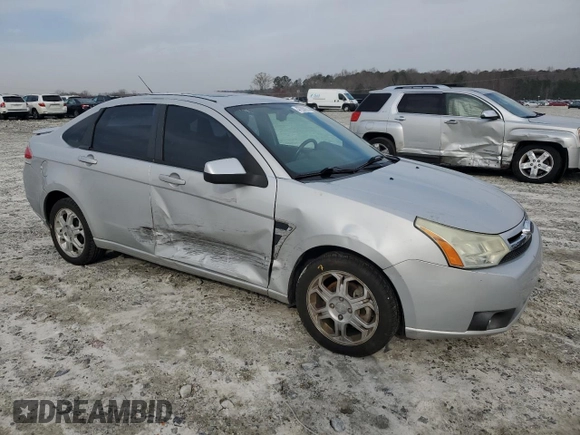 2008 Ford Focus SE with VIN 1FAHP35NX8W219776, listed as a Copart auction lot 47208955 with 150,598 mi miles and Salvage Title. Bid and sale history available at DreamBid. Image 4.