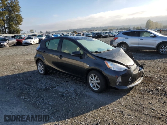 2013 Toyota Prius One with VIN JTDKDTB37D1040114, listed as a Copart auction lot 71532864 with 91,728 mi miles and Salvage Title. Bid and sale history available at carsss.com. Image 4.