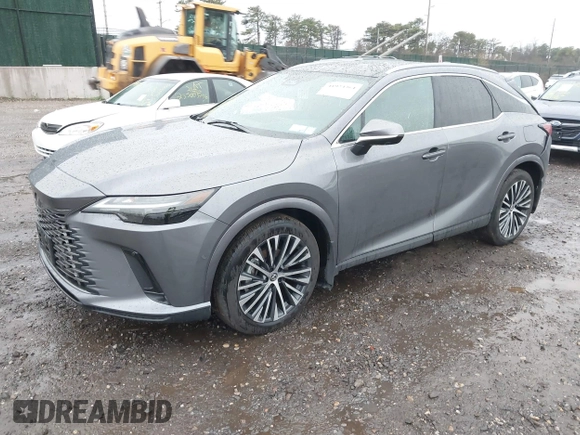 2023 Lexus RX 350h with VIN 2T2BBMCAXPC006429, listed as a IAAI auction lot 41924364 with 21,548 mi miles and . Bid and sale history available at DreamBid. Image 2.