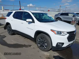 2021 Chevrolet Traverse RS with VIN 1GNEVJKW0MJ266088, listed as a IAAI auction lot 41504928 with 57,966 mi miles. Bid and sale history available at carsss.com. Image 1.