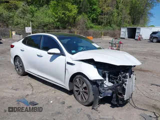 2016 Kia Optima SXL Turbo with VIN 5XXGV4L24GG029840, listed as a IAAI auction lot 42223603 with 87,499 mi miles and . Bid and sale history available at DreamBid. Image 1.