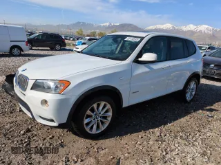 2014 BMW X3 xDrive28i with VIN 5UXWX9C50E0D41960, listed as a Copart auction lot 53118535 with 149,602 mi miles and Salvage Title. Bid and sale history available at DreamBid. Image 1.