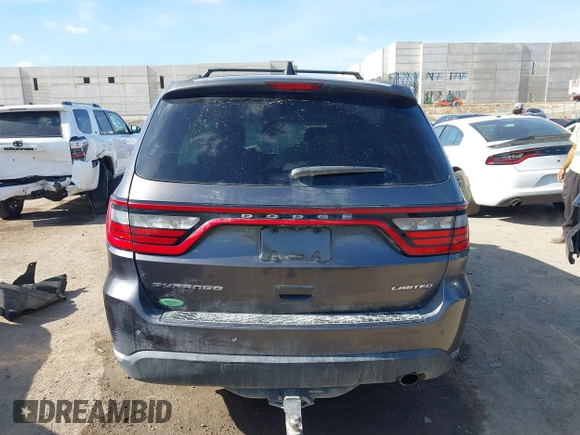 2014 Dodge Durango Limited with VIN 1C4RDHDG6EC277775, listed as a IAAI auction lot 42619740 with 206,936 mi miles and . Bid and sale history available at DreamBid. Image 16.