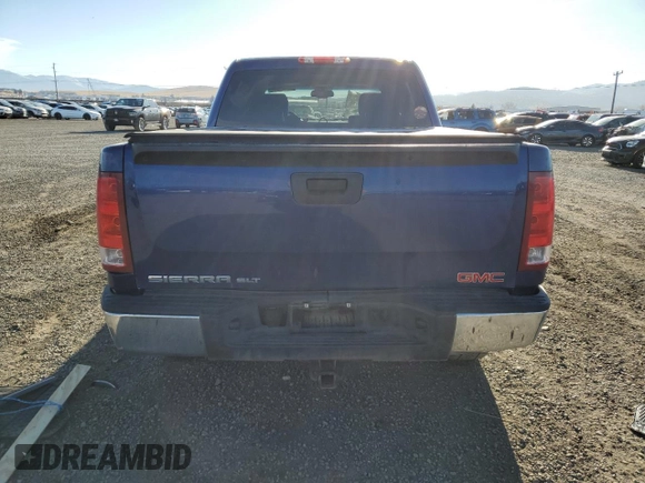 2013 GMC Sierra 1500 SLT with VIN 3GTP2WE71DG331995, listed as a Copart auction lot 81827544 with 215,821 mi miles and Salvage title. Bid and sale history available at DreamBid. Image 6.
