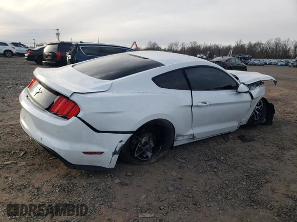 2015 Ford Mustang V6 with VIN 1FA6P8AM6F5380016, listed as a Copart auction lot 46130305 with Not Provided miles and Salvage Title. Bid and sale history available at DreamBid. Image 3.