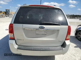 2012 Kia Sedona EX with VIN KNDMH4C72C6459882, listed as a Copart auction lot 77481744 with 136,947 mi miles and Salvage Title. Bid and sale history available at carsss.com. Image 6.