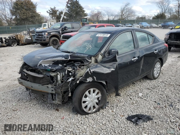 2012 Nissan Versa S with VIN 3N1CN7AP8CL868924, listed as a Copart auction lot 47470015 with 168,465 mi miles and Salvage Title. Bid and sale history available at carsss.com. Image 1.