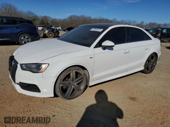 2016 Audi A3 1.8T Premium with VIN WAUA7GFF1G1072377, listed as a Copart auction lot 47003375 with 122,643 mi miles and Salvage Title. Bid and sale history available at carsss.com. Image 1.
