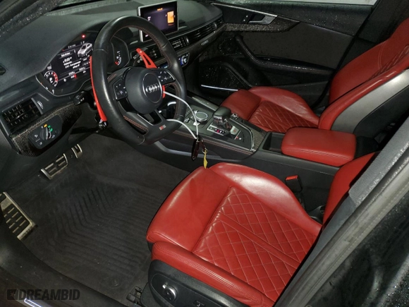 2018 Audi S4 Premium Plus with VIN WAUB4AF46JA002776, listed as a Copart auction lot 42753083 with 35,590 mi miles. Bid and sale history available at carsss.com. Image 7.