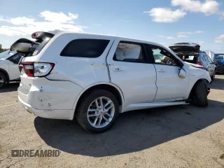 2021 Dodge Durango R/T with VIN 1C4SDJCT9MC609889, listed as a Copart auction lot 45402665 with Not Provided miles and Salvage Title. Bid and sale history available at DreamBid. Image 3.