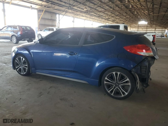 2016 Hyundai Veloster Turbo with VIN KMHTC6AE3GU296549, listed as a Copart auction lot 52534755 with 144,269 mi miles and Clean Title. Bid and sale history available at carsss.com. Image 2.