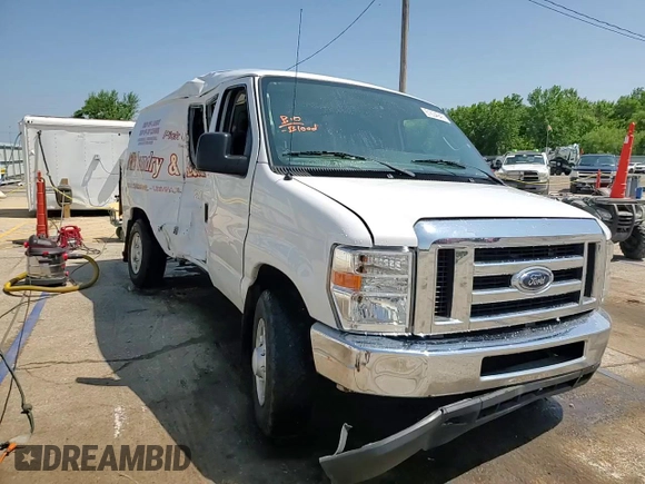 2013 Ford Econoline Cargo Commercial with VIN 1FTNE2EW3DDA97127, listed as a Copart auction lot 61634945 with Not provided miles and Salvage title. Bid and sale history available at DreamBid. Image 14.