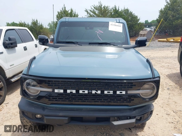 2021 Ford Bronco with VIN 1FMEE5DP5MLA71724, listed as a IAAI auction lot 42286668 with 38,239 mi miles and . Bid and sale history available at DreamBid. Image 12.