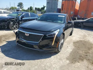 2019 Cadillac CT6 Sport AWD with VIN 1G6KP5R62KU144432, listed as a Copart auction lot 72389304 with 5,843 mi miles and Salvage title. Bid and sale history available at DreamBid. Image 1.