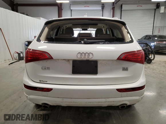 2010 Audi Q5 Premium Plus with VIN WA1LKAFP7AA004585, listed as a Copart auction lot 51585445 with 97,534 mi miles and Salvage title. Bid and sale history available at DreamBid. Image 6.