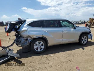 2021 Toyota Highlander L with VIN 5TDCZRAH8MS074491, listed as a Copart auction lot 60289405 with 54,589 mi miles and Salvage title. Bid and sale history available at DreamBid. Image 3.