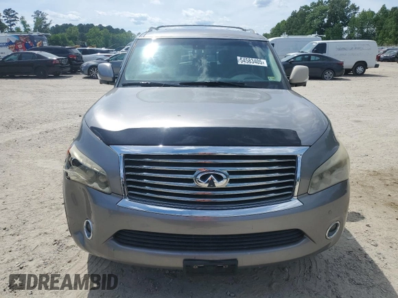 2011 Infiniti QX56 8-passenger с VIN JN8AZ2ND5B9701900, выставлен на аукционе Copart как лот 54583405 с пробегом 149 259 миль миль и Чистый • Clean title. История ставок и продаж доступна на DreamBid. Изображение 6.
