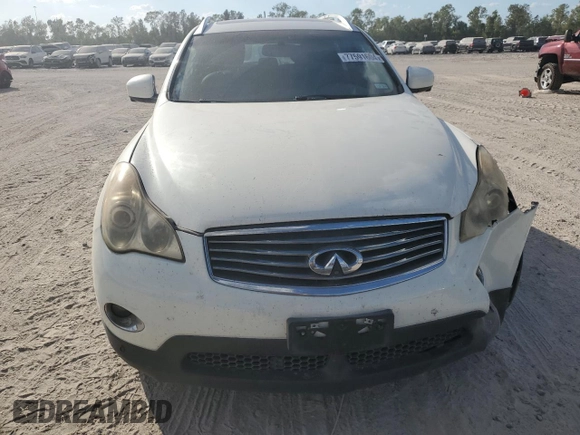 2010 Infiniti EX Journey with VIN JN1AJ0HPXAM703394, listed as a Copart auction lot 77591604 with 128,319 mi miles and Salvage Title. Bid and sale history available at DreamBid. Image 5.