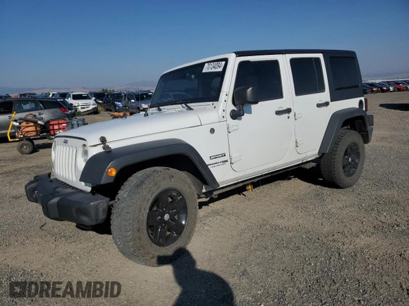 2018 Jeep Wrangler JK Unlimited Sport S with VIN 1C4HJWDG9JL920462, listed as a Copart auction lot 70134094 with 64,636 mi miles and Salvage Title. Bid and sale history available at carsss.com. Image 1.