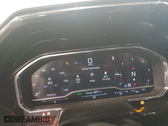 2022 GMC Sierra 1500 Elevation z VIN 3GTUUCET0NG569248, wystawiony jako Copart lot #88675455 z przebiegiem 72 416 mil mil oraz Szkoda całkowita • Salvage title. Historia ofert i sprzedaży dostępna na DreamBid. Obrazek 9.
