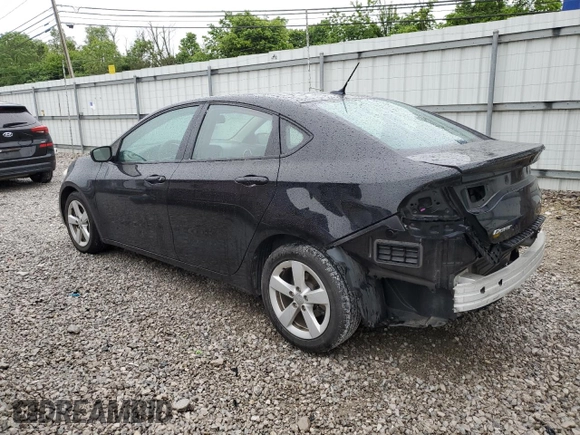 2015 Dodge Dart SXT with VIN 1C3CDFBBXFD415092, listed as a Copart auction lot 57983575 with 112,724 mi miles and Salvage title. Bid and sale history available at DreamBid. Image 2.