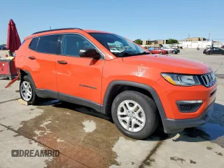 2020 Jeep Compass Sport с VIN 3C4NJCAB3LT253177, выставлен на аукционе Copart как лот 51949525 с пробегом 120 146 миль миль и Чистый • Clean title. История ставок и продаж доступна на DreamBid. Изображение 4.