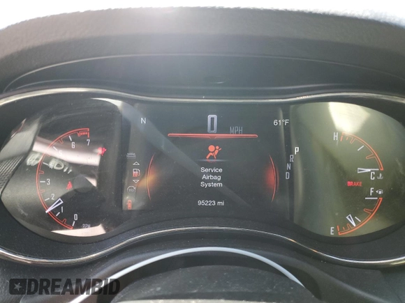2019 Dodge Durango GT Plus with VIN 1C4RDJDG9KC754878, listed as a Copart auction lot 53489095 with 95,223 mi miles and Salvage Title. Bid and sale history available at DreamBid. Image 9.