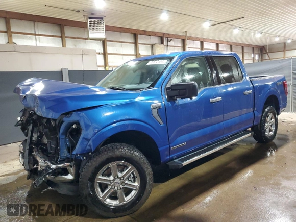 2024 Ford F-150 XLT with VIN 1FTFW3LD7RFA25030, listed as a Copart auction lot 78872104 with 9,247 mi miles and Clean Title. Bid and sale history available at carsss.com. Image 1.