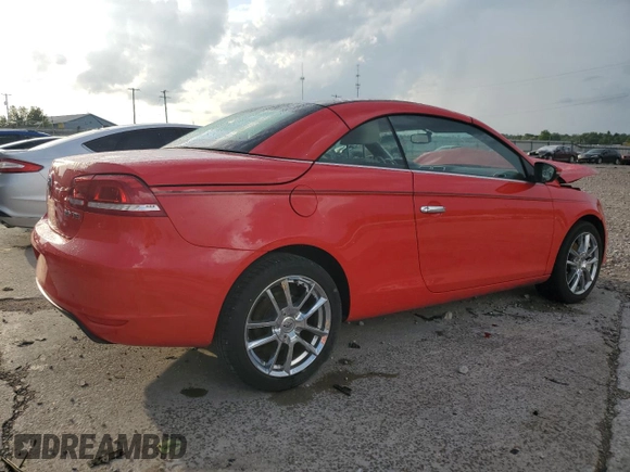 2015 Volkswagen Eos Komfort with VIN WVWBW8AH9FV003310, listed as a Copart auction lot 65459924 with 71,064 mi miles and Non Repairable. Bid and sale history available at DreamBid. Image 3.