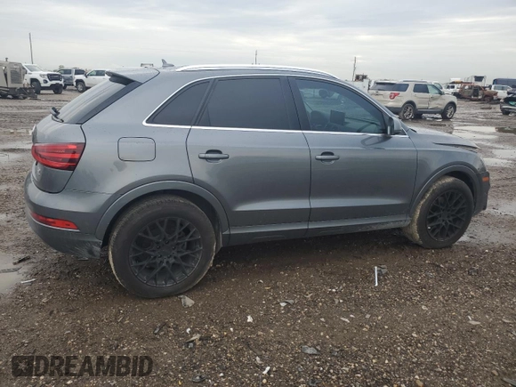 2015 Audi Q3 2.0T Premium Plus with VIN WA1EFCFS8FR000535, listed as a Copart auction lot 50713485 with 75,908 mi miles and Salvage Title. Bid and sale history available at carsss.com. Image 3.